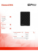 Silicon Power Dysk twardy Diamond D06 1TB USB 3.2 czarny