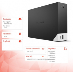 Seagate Dysk One Touch HUB 12TB STLC12000402
