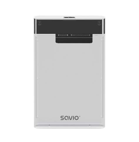 Zewnętrzna obudowa na dysk HDD/SSD 2.5", USB 3.0, AK-66, transparentna