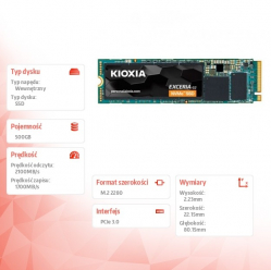 Dysk SSD Exceria G2 500GB NVMe 