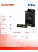MSI Dysk SSD SPATIUM M371 1TB M.2 PCIe3 2350/1700MB/s
