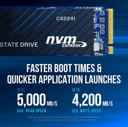 PNY Dysk SSD 500GB M.2 2280 CS2241 M280CS2241-500-RB 