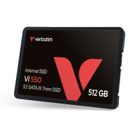 Dysk SSD Verbatim wewnętrzny 512GB 2,5cala VI550 S3 Sata III czarny 