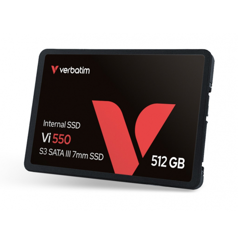 Verbatim Dysk SSD wewnętrzny 512GB 2,5cala VI550 S3 Sata III czarny 