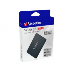 Verbatim Dysk SSD wewnętrzny 512GB 2,5cala VI550 S3 Sata III czarny 