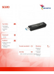 Adata Dysk SSD zewnętrzny SC610 500GB USB3.2A Gen2 czarny