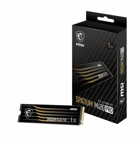 MSI Dysk SSD SPATIUM M480 PRO 1TB M.2 PCIe4 7400/6000MB/s