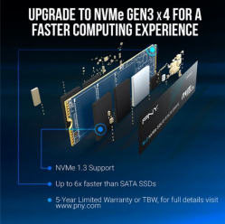 PNY Dysk SSD 1TB M.2 2280 BULK M280CS1030-1TB-SI