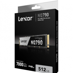 Lexar Dysk SSD NQ790 512MB NVMe 4x4 2280 6400/2900MB/s 