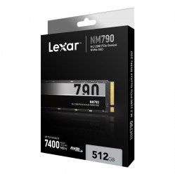 Lexar Dysk SSD NM790 512GB 2280 PCIeGen4x4 7200/4400MB/s 