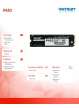 Patriot Dysk SSD 500GB P410 PCIe M.2 Gen4 x4 NVMe 1.4 2280 5000/2300MB/s 