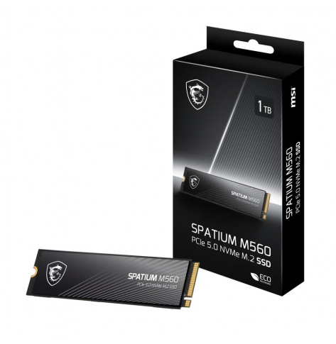 MSI Dysk SSD SPATIUM M560 1TB M.2 PCIe 5.0 10200/8400MB/s