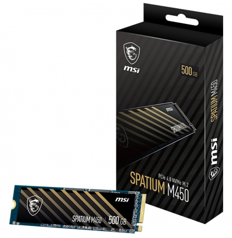 MSI Dysk SSD SPATIUM M450 500GB M.2 PCIe 4.0 3600/2300MB/s