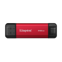 Dysk zewnętrzny Kingston SSD 512GB DualPortable USB-A/C 3.2 Gen2