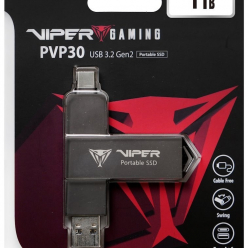Patriot Dysk zewnętrzny SSD 1TB PVP30 Duo Compact 1000/1000 MB/s USB 3.2 USB-C