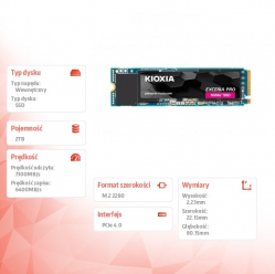 Dysk SSD Exceria Pro 2TB NVMe 2280