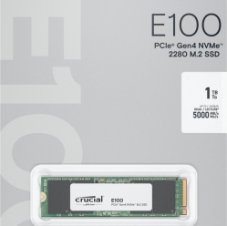Crucial Dysk SSD E100 1TB M.2 NVMe 2280 PCIe 4.0 5000/4500 MB/s