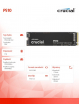 Crucial Dysk SSD P510 1TB M.2 NVMe Gen5 2280 11000/9500 MB/s