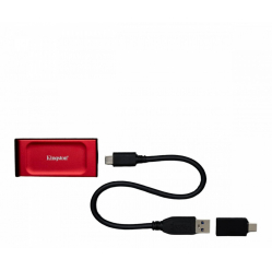 Kingston Dysk SSD XS1000R 1TB USB3.2 Gen2.2 Zewnętrzny Red