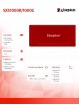 Kingston Dysk SSD XS1000R 1TB USB3.2 Gen2.2 Zewnętrzny Red
