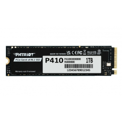 Patriot Dysk SSD 1TB P410 PCIe M.2 Gen4 x4 NVMe 1.4 2280 5000/4500MB/s 