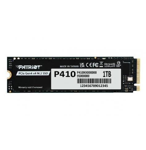 Patriot Dysk SSD 1TB P410 PCIe M.2 Gen4 x4 NVMe 1.4 2280 5000/4500MB/s 