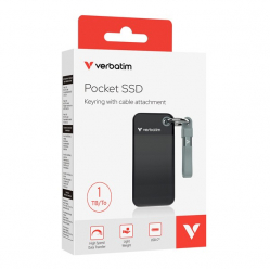 Verbatim Dysk SSD Pocket 1000GB M.2 1TB USB-C 1000Mb/s 