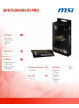 MSI Dysk SPATIUM M470 PRO 2TB M.2 PCIe4 6000/5000MB/s 