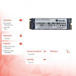 Dysk SSD ME300 M.2 PCI-Ex4 1TB TLC 3.5 / 2.6 GB/s NVMe
