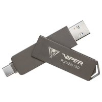 Dysk zewnętrzny Patriot SSD 2TB PVP30 Duo Compact 1000/1000 MB/s USB 3.2 USB-C
