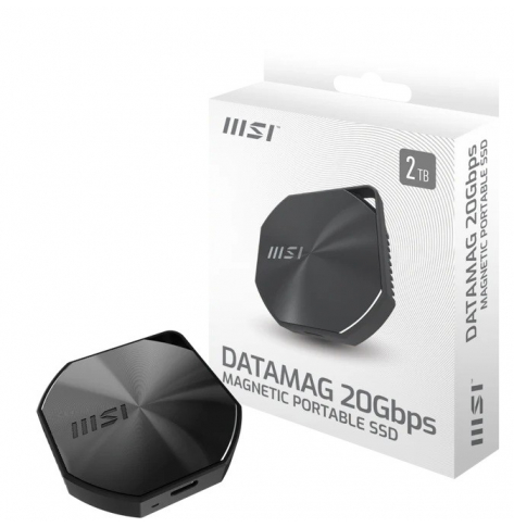 MSI Dysk zewnętrzny SSD DATAMAG 20Gbps 2TB