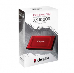 Kingston Dysk SSD XS1000R 2TB USB3.2 Gen2.2 Zewnętrzny Red 