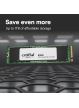 Crucial Dysk SSD E100 2TB M.2 NVMe 2280 PCIe 4.0 5000/4500 MB/s