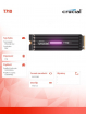 Crucial Dysk SSD T710 1TB M.2 NVMe 2280 PCIe 5.0 14900/13700 radiator