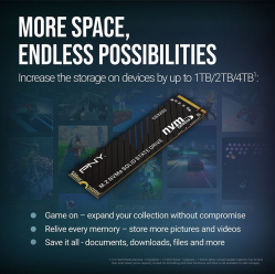 PNY Dysk SSD 2TB M.2 2280 PCi5.0 M280CS3250-2TB-TB