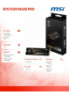 MSI Dysk SSD SPATIUM M480 PRO 2TB M.2 PCIe4 7400/7000MB/s