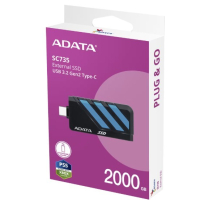 Dysk zewnętrzny SSD Adata SC735 2TB U3.2C 1000/1000MB/s Blue