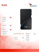 Adata Dysk zewnętrzny SSD External SE920 2TB USB4C 3800/3700 MB/s czarny