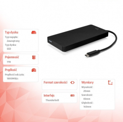 OWC Envoy Pro EX 1TB SSD 1800MB/s Thunderbolt 3 