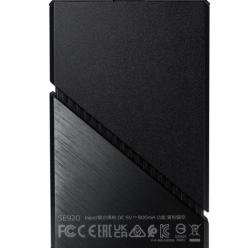 Adata Zewnętrzny dysk SSD SE920 4TB USB4C 3800/3700 MB/s Black