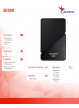 Adata Zewnętrzny dysk SSD SE920 4TB USB4C 3800/3700 MB/s Black