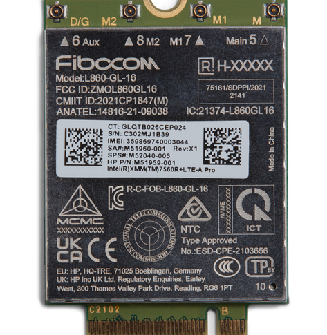 HP XMM 7560 R+ LTE-Advanced Pro WWAN EURO