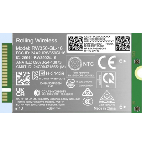 HP 4G LTE-AP Cat 16 WWAN