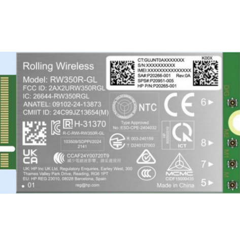 HP 4G LTE-AP Cat 19 WWAN