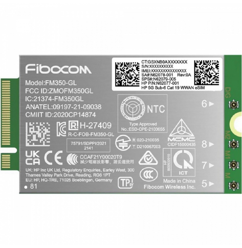 HP Inc. Modem 5G NR/4G WWAN AM5R4AA