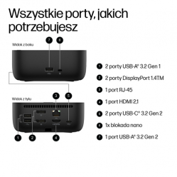 Stacja dokująca HP USB-C 100W G6