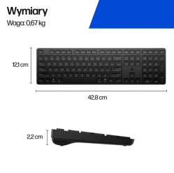 Klawiatura HP Multi-Device Dual-Mode Keyboard 495K EURO