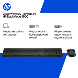 Zestaw klawiatura + mysz HP Multi-Device Dual-Mode 95C biały