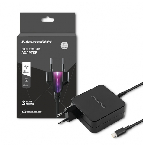 Zasilacz Qoltec 51741 90W | 4.5A | 20.3V | USB typ C