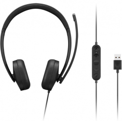 Słuchawki z mikrofonem Lenovo Analogowy USB-A Stereo Headset G2